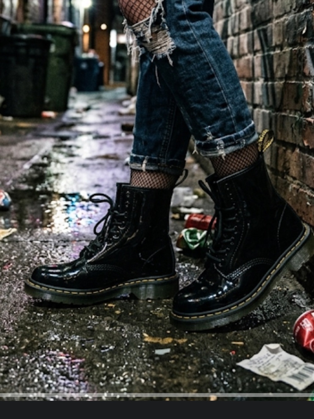 Dr. Martens
Women's 1460 Classic Patent Leather Combat Boot size 6 NWT